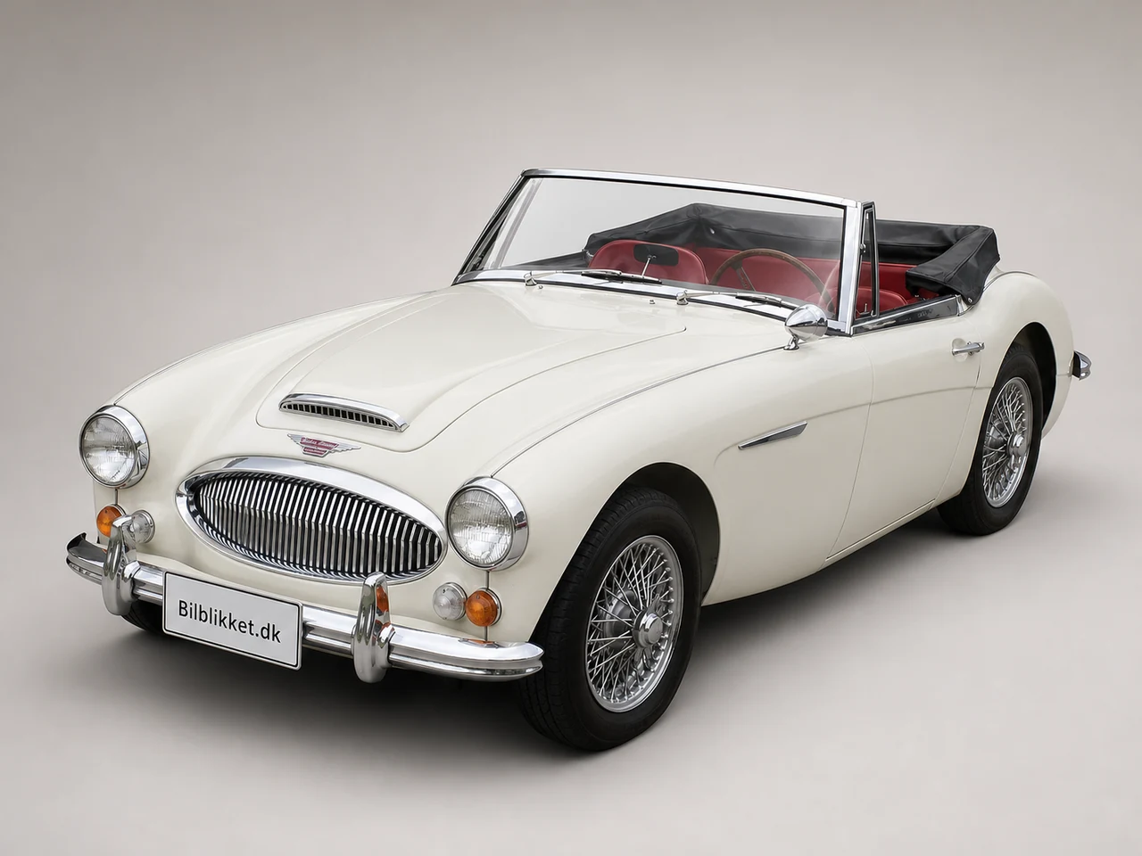 AI-redigeret modelillustration af Austin-Healey 3000