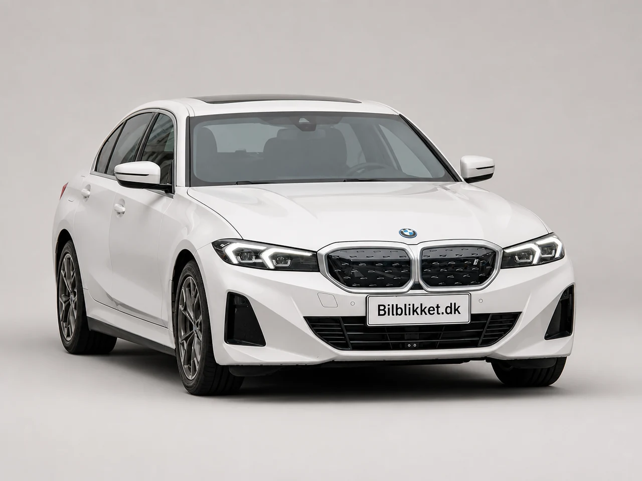 AI-redigeret modelillustration af BMW i3 Sedan