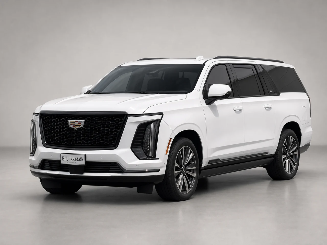 AI-redigeret modelillustration af Cadillac Escalade ESV