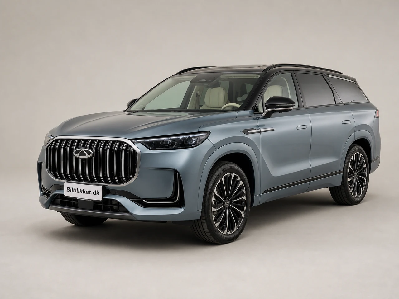 AI-redigeret modelillustration af Chery Tiggo 9L