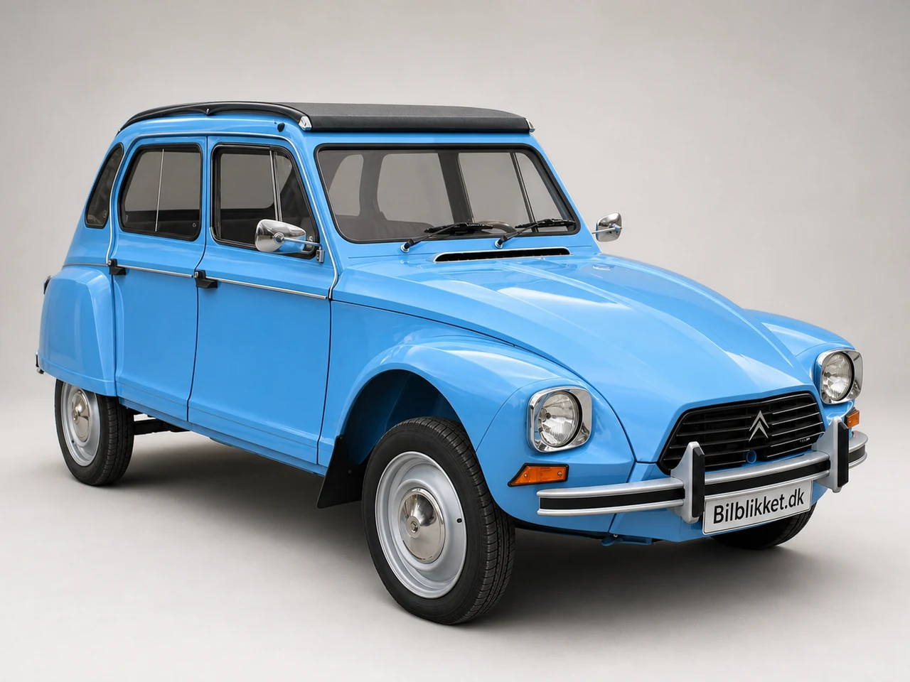 AI-redigeret modelillustration af Citroën DYANE