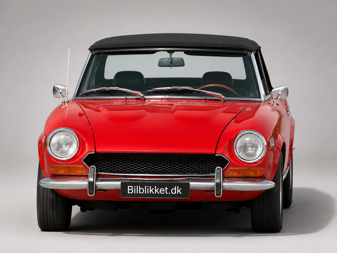 AI-redigeret modelillustration af Fiat 1600 Spider