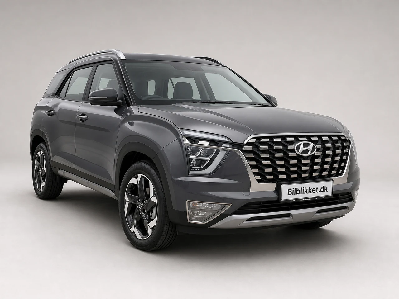 AI-redigeret modelillustration af Hyundai Alcazar