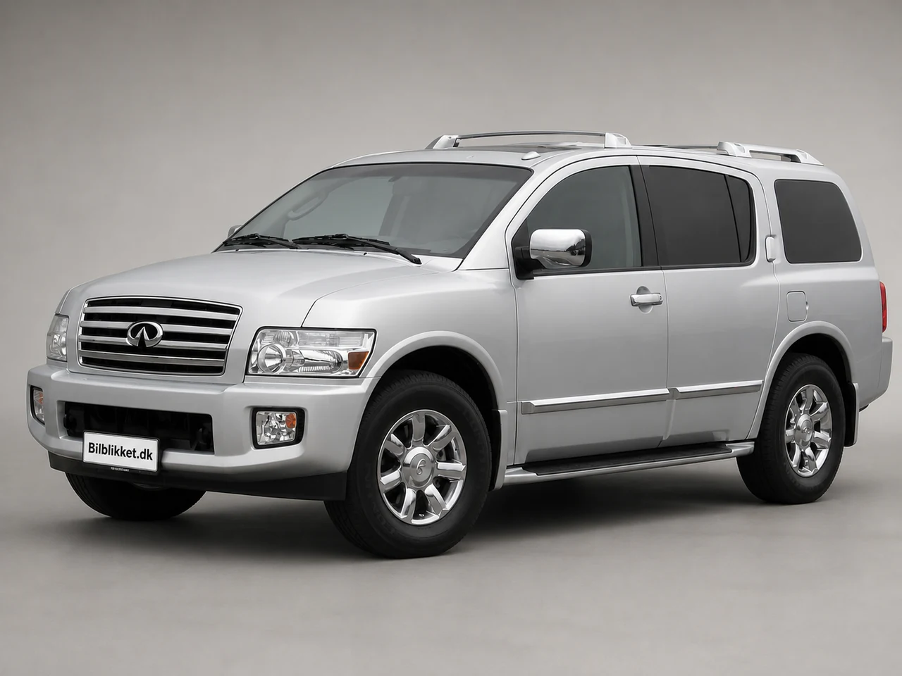 AI-redigeret modelillustration af Infiniti QX56