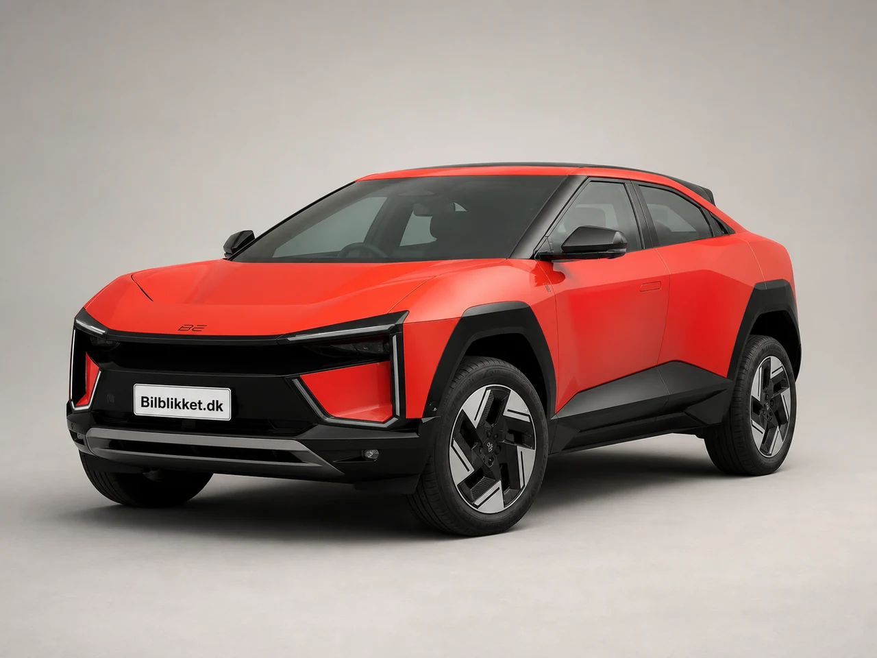 AI-redigeret modelillustration af Mahindra BE 6