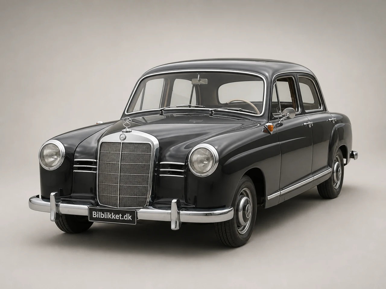 AI-redigeret modelillustration af Mercedes 180 B