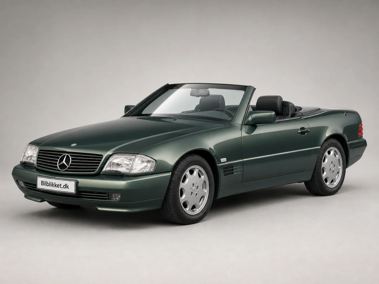 AI-redigeret modelillustration af Mercedes-Benz SL