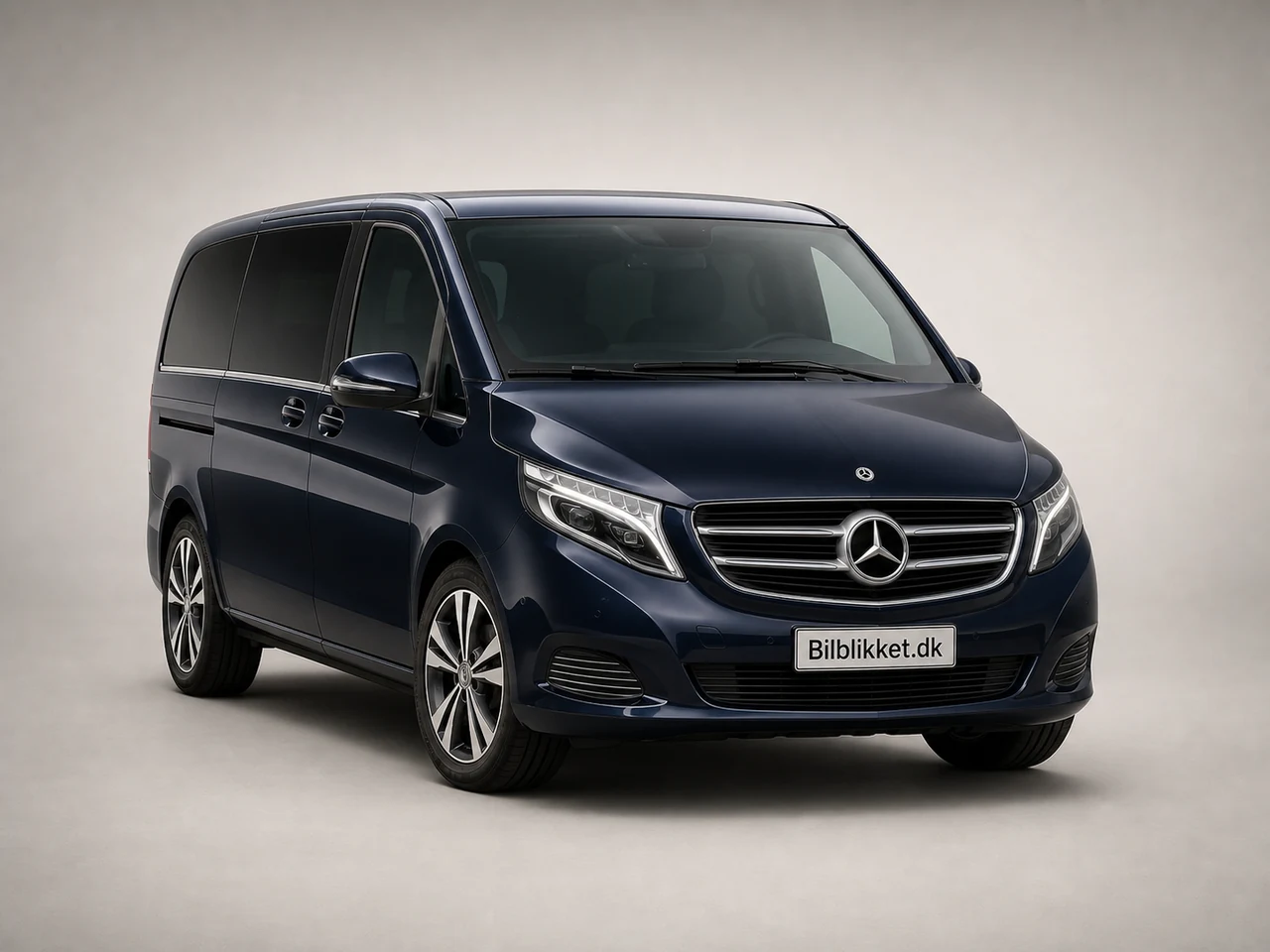 AI-redigeret modelillustration af Mercedes-Benz V-KLASSE