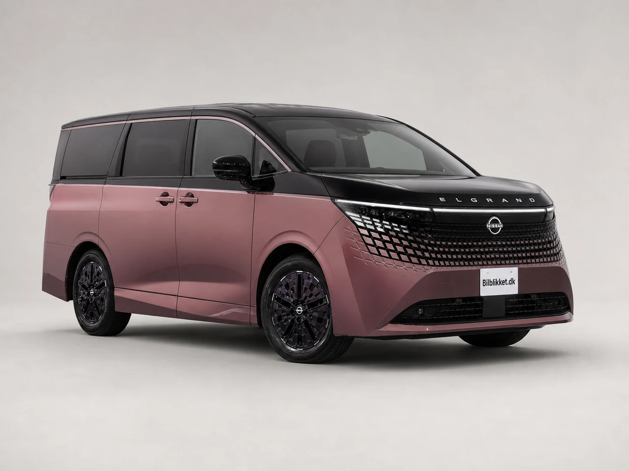 AI-redigeret modelillustration af Nissan Elgrand