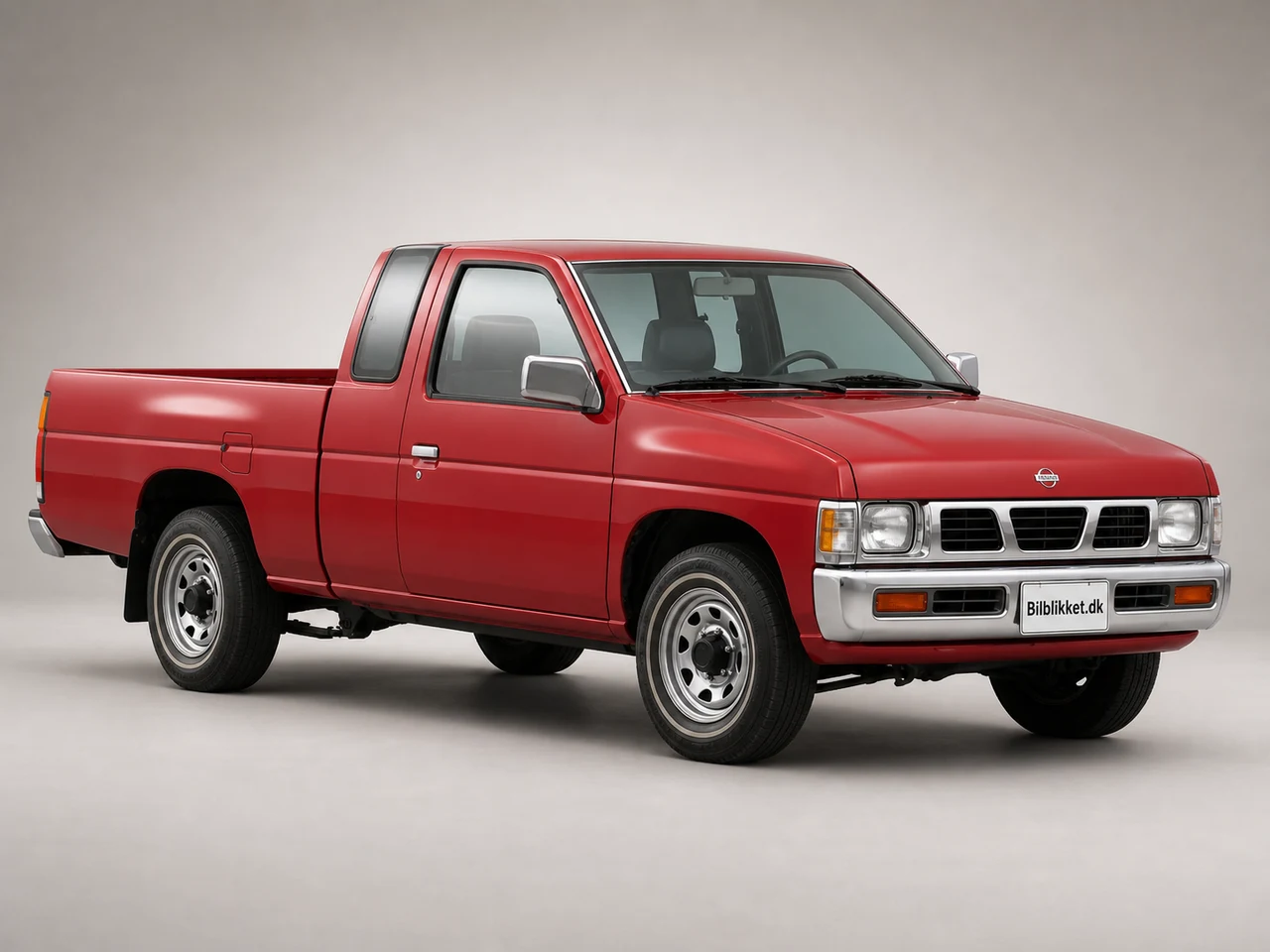 AI-redigeret modelillustration af Nissan Hardbody Truck