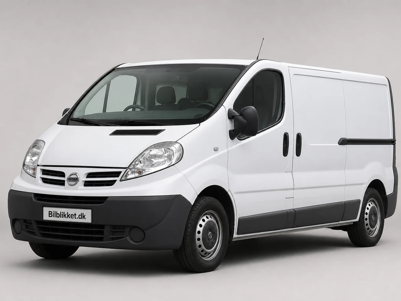 AI-redigeret modelillustration af Nissan Primastar