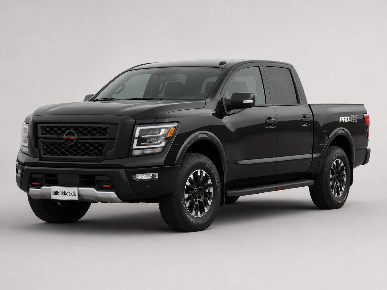 AI-redigeret modelillustration af Nissan Titan
