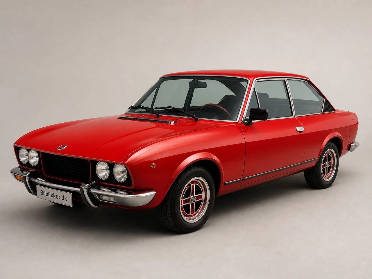 AI-redigeret modelillustration af SEAT 124 Sport