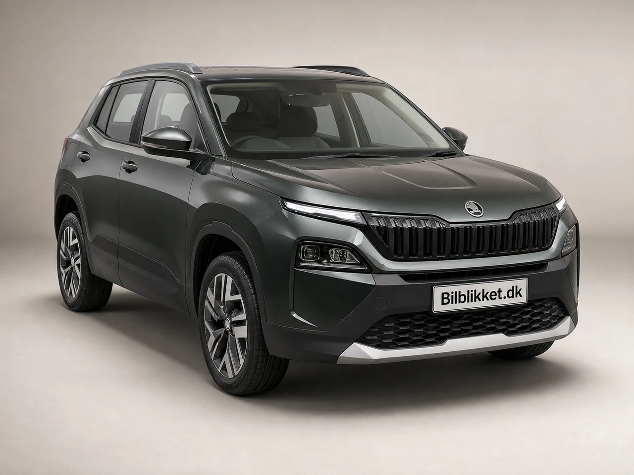 AI-redigeret modelillustration af Škoda Kylaq