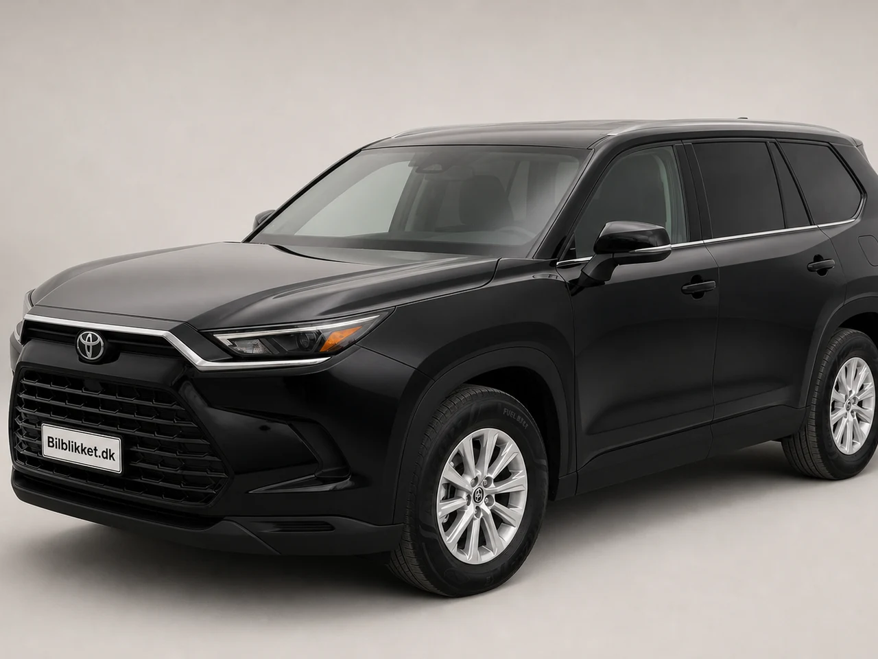 AI-redigeret modelillustration af Toyota Grand Highlander