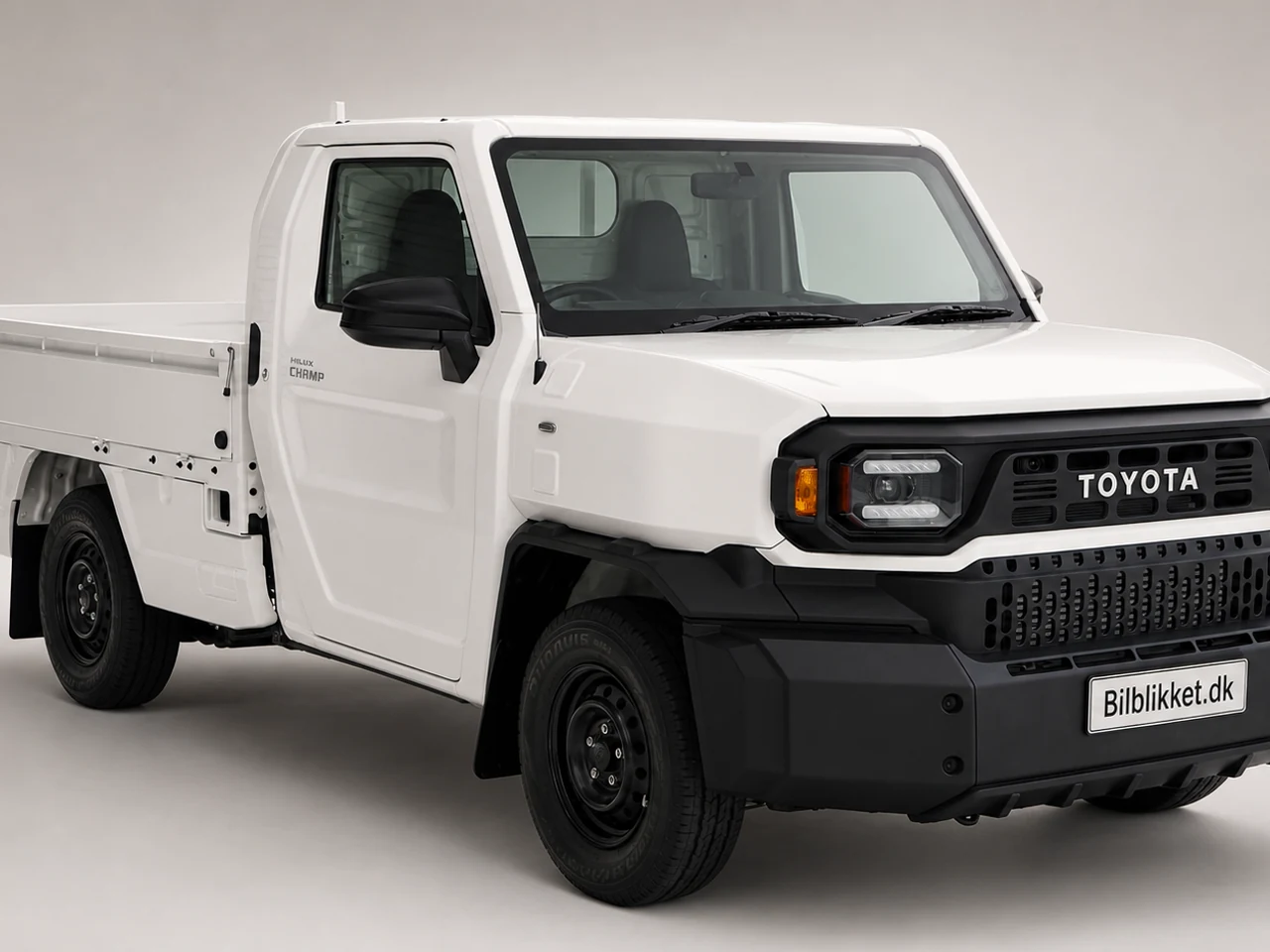 AI-redigeret modelillustration af Toyota Hilux Champ
