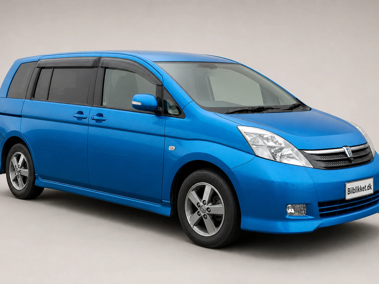 AI-redigeret modelillustration af Toyota Isis
