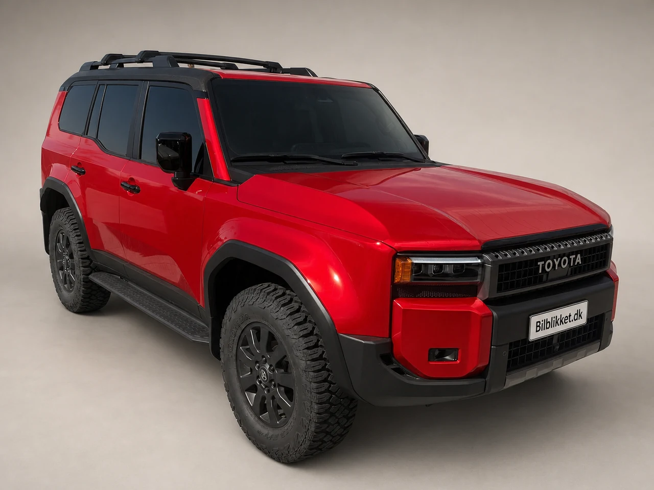 AI-redigeret modelillustration af Toyota Land Cruiser Prado