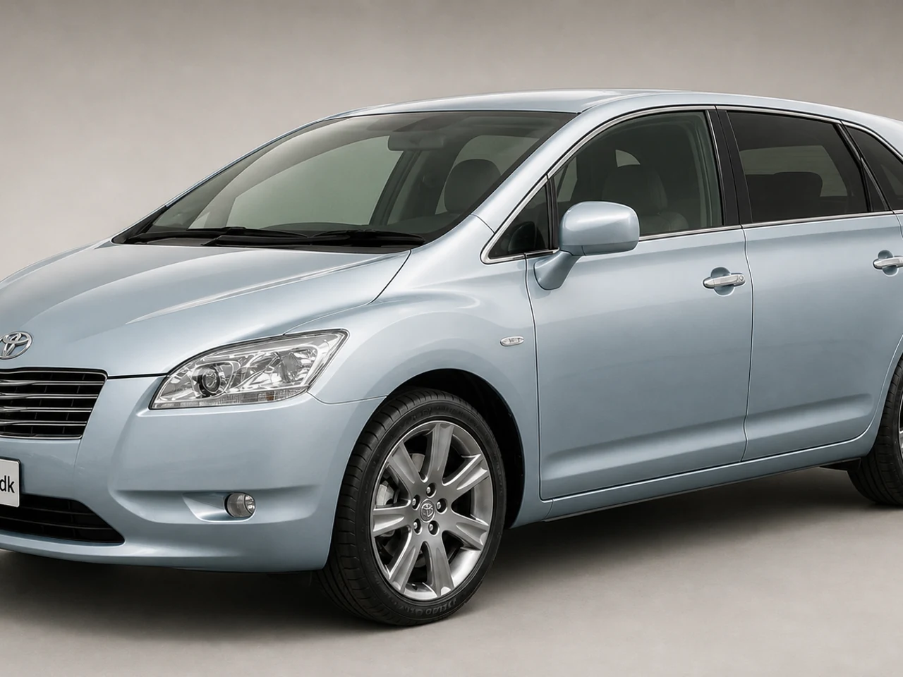 AI-redigeret modelillustration af Toyota Mark X ZiO